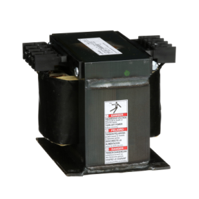 Schneider Electric Control Transformer; 500 VA; 208V/230V/460V Primary; 115V Secondary; Single-Phase; No Fusing